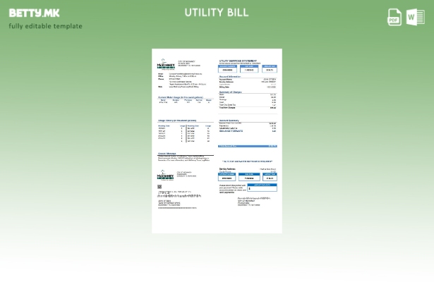 Модерен стил на САД Тексас McKinney сметки за комунални услуги